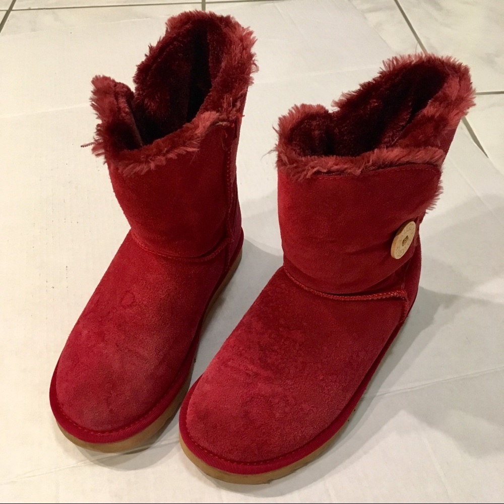 UGG red boots size 7